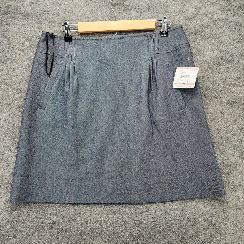 Anne Klein Pencil Skirt Womens 10 Gray